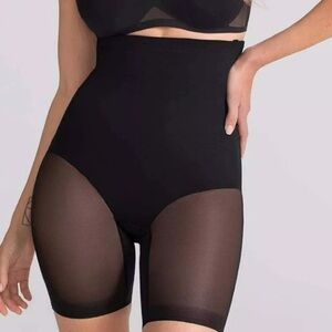 Honeylove Superpower High-Waisted Black Shapewear Shorts Size 2X